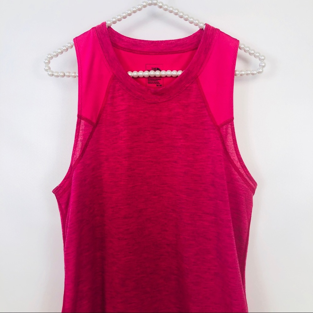 THE NORTH FACE Womens Pink Sleeveless Athletic Top